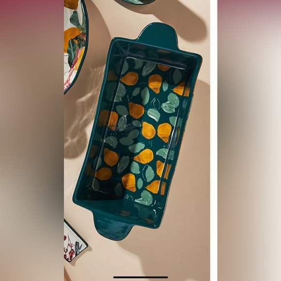 Anthropologie Kitchen Anthropologie Holly Loaf Pan Poshmark